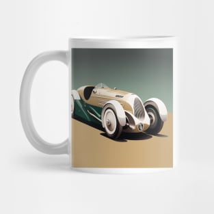 Art Deco Style Racing Car Mug